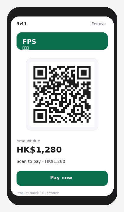 FPS 付款 QR 示意